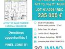 Vente Programme neuf Ifs  14123 3 pieces 65 m2