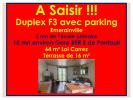 Vente Appartement Pontault-combault  77340 3 pieces 64 m2