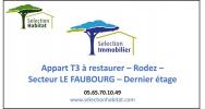 Vente Appartement Rodez  12000 3 pieces 90 m2