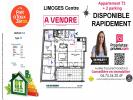 Vente Appartement Limoges  87000 3 pieces 62 m2