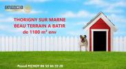 Vente Terrain Thorigny-sur-marne  77400 1100 m2