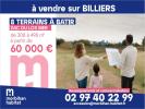 Vente Terrain Billiers  56190 308 m2