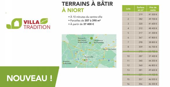 Vente Terrain NIORT 79000