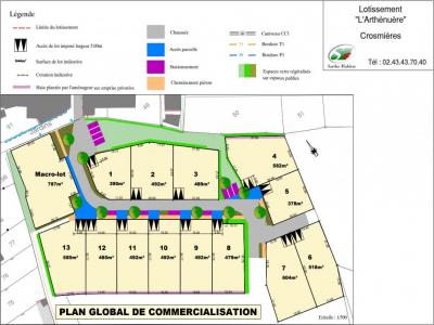 For sale Land CROSMIERES  72