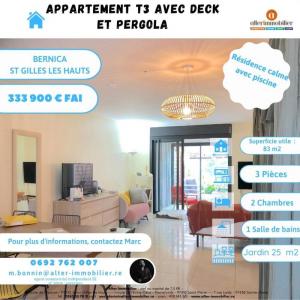 Vente Appartement SAINT-GILLES-LES-HAUTS 