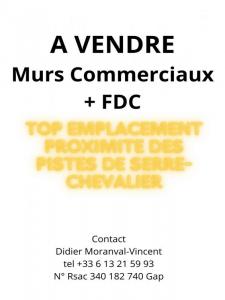 Vente Commerce SAINT-CHAFFREY  05