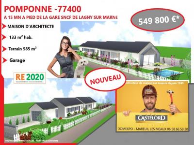 Vente Maison 3 pices POMPONNE 77400