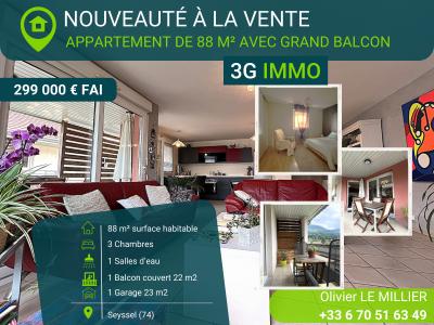 Vente Appartement 4 pices SEYSSEL 74910