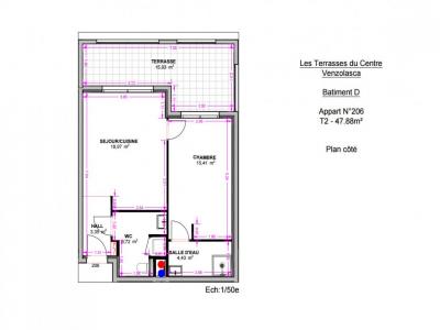 Location Appartement 2 pices VENZOLASCA 20215