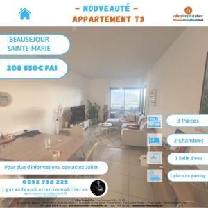 Vente Appartement SAINTE-MARIE 