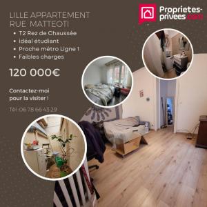 Vente Appartement 2 pices LILLE 59000