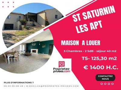 For rent House SAINT-SATURNIN-LES-APT  84