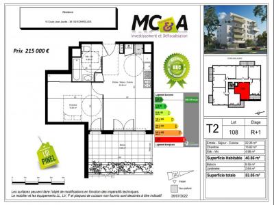 Vente Appartement 2 pices ECHIROLLES 38130