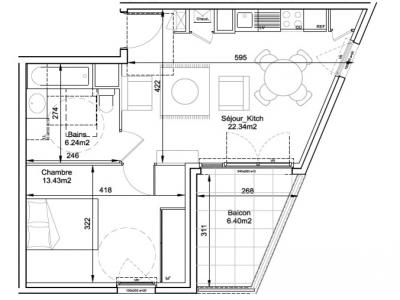 Location Appartement 2 pices NEUVILLE-SUR-SAONE 69250