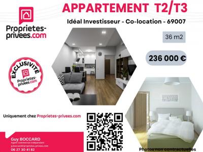 Vente Appartement 3 pices LYON-7EME-ARRONDISSEMENT 69007