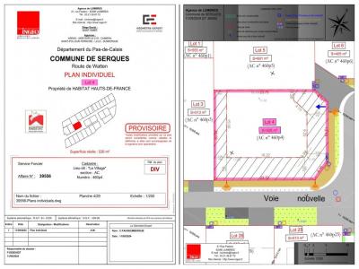 Vente Terrain SERQUES  62