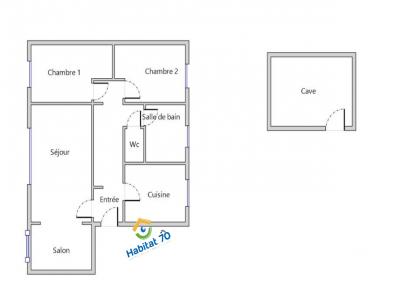 Location Appartement 4 pices LURE 70200