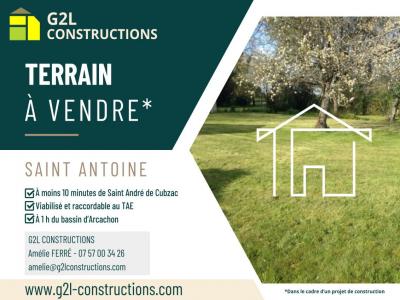 Vente Terrain SAINT-ANTOINE  33