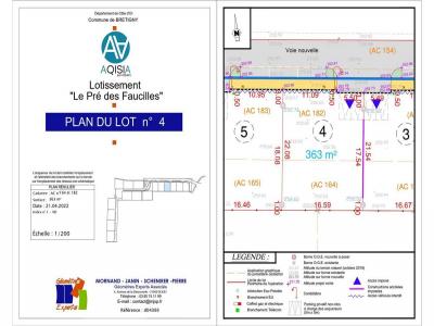 Vente Terrain BRETIGNY  21