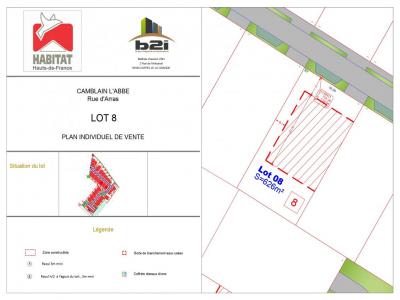 For sale Land CAMBLAIN-L'ABBE  62