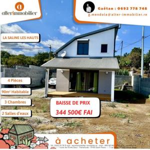 Vente Maison 4 pices SALINE 97422