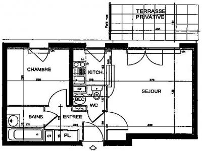 Location Appartement 2 pices NANTES 44300