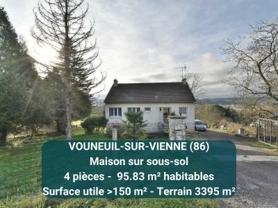 Vente Maison 4 pices VOUNEUIL-SUR-VIENNE 86210