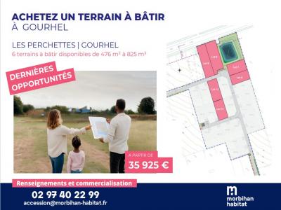 Vente Terrain GOURHEL  56