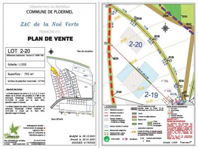 For sale Land PLOERMEL  56