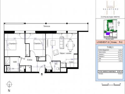 Location Appartement 3 pices PAU 64000