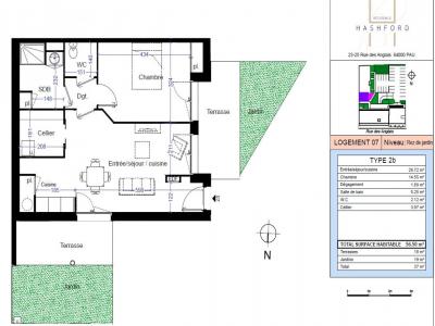 Location Appartement 2 pices PAU 64000